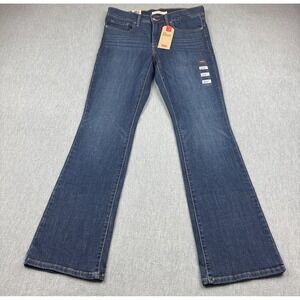 Levis 315 Jeans Womens 12M 31x32 Shaping Bootcut Tummy Slimming Dark Wash NWT